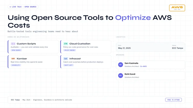 Open Source Tools To Optimize Cost